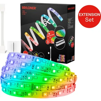 LED páska BRILONER Pimp Your Stripe prodlužovací sada LED Strip 4m, RGB+W, barevné programy 2158384