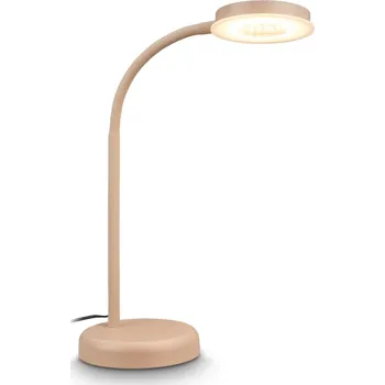 Lampička BRILONER Megg lampička na psací stůl – 12W, 800lm, LED, stmívatelné, dotykový vypínač, teplá bílá, béžová 7585011