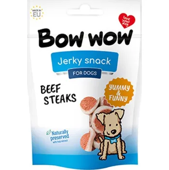 Pamlsek pro psa Bow Wow Kotletky s hovězí příchutí 80g/15ks dog