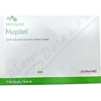 Krytí na ránu Mepitel silikonove kryti 7.5x10cm 10ks