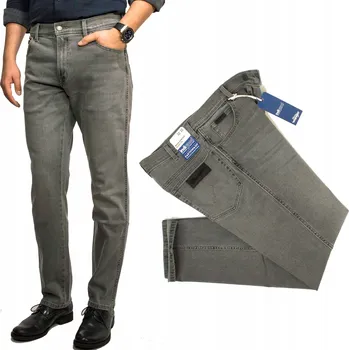 Pánské džíny Wrangler Texas Slim Golden Grey pánské džíny klasického střihu W32 L30