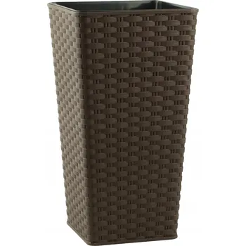 Květináč Plast Květináč Viking béžový 16 cm x 16 x 30 cm