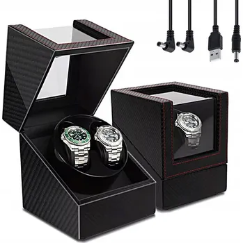 Hodinky Černý rotomat na automatické hodinky, pro 1 hodinky