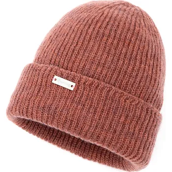 Čepice Exquisiv zimní čepice béžové barvy, univerzální velikost