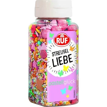 Jedlá dekorace na dort Cukrové zdobení párty mix 140g - RUF