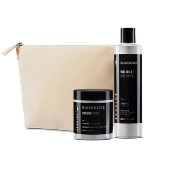 Šampon Absoluk Gift Set Volume - Objemový set na vlasy šampon + maska + taštička