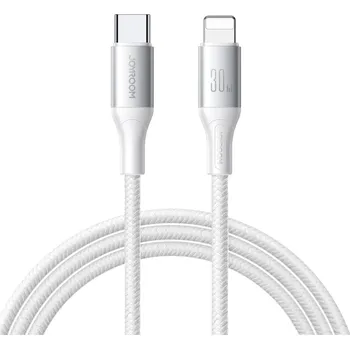 Kabel Joyroom S-A28 Flash Series 30W USB-C - Lightning 2m - bílý