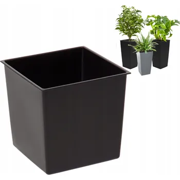 Květináč Vnitřní vložka do květináč, černá, 24,5 x 23,5 cm, 12 l, pro květináče Lamela