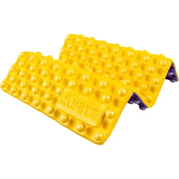 Karimatka YATE Sedátko skládací BUBBLES Plus žlutá/fialová