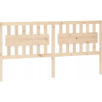 VidaXL Čelo postele, 185,5x4x100 cm, masiv