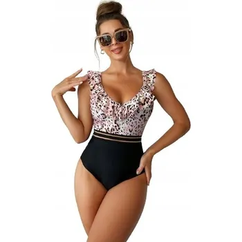 Dámské plavky BIKINI PLAVKY VOLÁNEK SEXY L