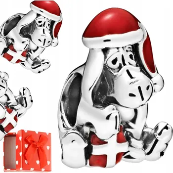 Přívěsek Přívěsek na náramek Prasátko Disney, stříbro 925, VÁNOČNÍ dárek + KRABIČKA Dárek