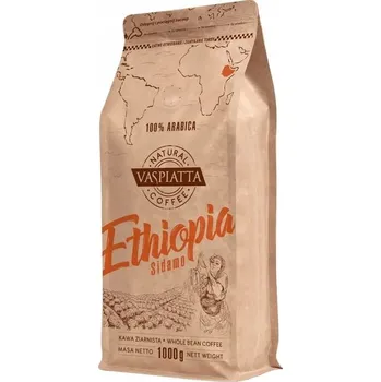 Káva Káva zrnková Arabica Vaspiatta Natural Ethiopia 1000 g