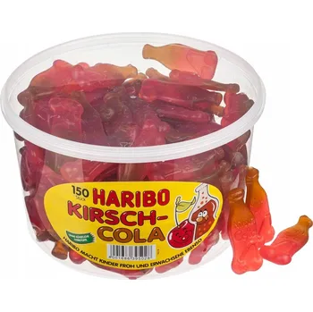 Bonbon HARIBO Višeň Cola ovocné Želé Bonbony 150 ks z Německa