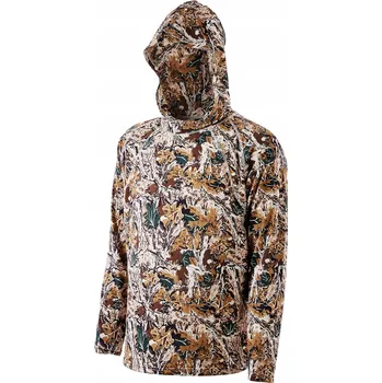 Pánská mikina Mikina S Kapucí Velikost XL Pánská Rychleschnoucí a Prodyšná Maskáčová