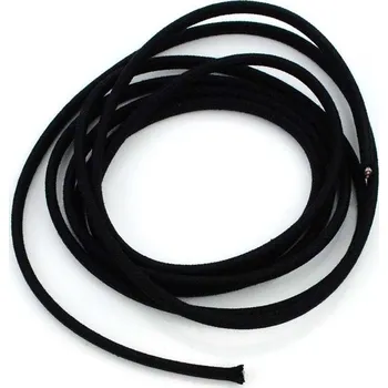 Elektroinstalace pro motocykl Goebel Napájecí kabel s textilním opletem 2 m 1,0 mm² černý pro moped, moped, mokick, motocykl, veteránský skútr MG00041479