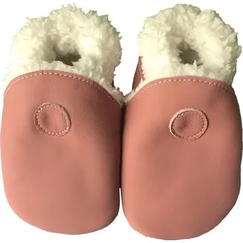Dámská zdravotní obuv Hopi Hop Barefoot capáčky zimní růžová Velikost EU: 19, vnitřní délka: 115, vnitřní šířka: 65