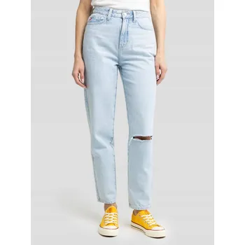 Dámské džíny BIG STAR DÁMSKÉ DŽÍNY MOM JEANS S DÍROU MODRÉ SILLA 122 W24 L30