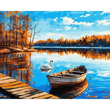 Malování podle čísel iPicasso 40x50 cm na rámu