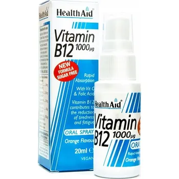Doplněk stravy Health Aid Vitamin B12 1000 mcg vitamín B12 ve spreji 20 ml