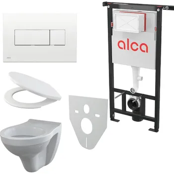 WC sada Set 5v1 pro závěsné WC Alca Jádromodul AM102/1120 WC Aura