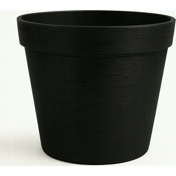 Květináč Černý plast Květináč Admit 26 cm x 26 x 23 cm