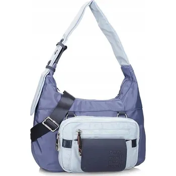 Kabelka PEPE moll látková kabelka modrá