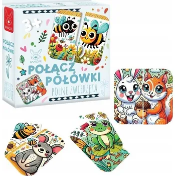 Puzzle Puzzle Kangur Spojování polovin, 12 dílků, Zvířata z farmy, 3+