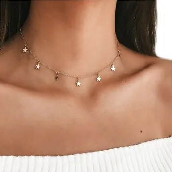 Náhrdelník Náhrdelník Miss Glow 35532 37,5 cm zlaté hvězdičky