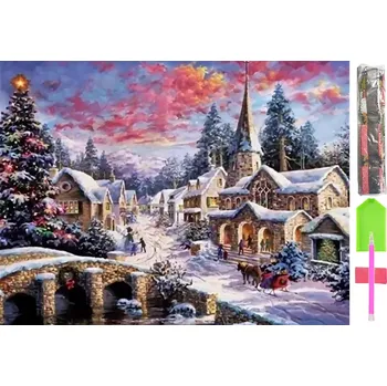 Obraz DIAMANTOVÁ VÝŠIVKA VELKÁ 5D Sada Obraz MOZAIKA D46