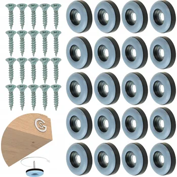 Podložka pod nábytek 20 x Teflonové podložky pod šrouby nábytku fi 25mm