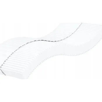Matrace Pěnová matrace bílá 80 x 210 cm tvrdost H2 H3