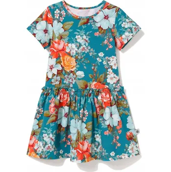 Dámské šaty TuSzyte šaty rozšířená před kolenem, bavlna, velikost 128