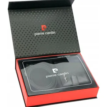 Peněženka Pánská sada Pierre Cardin z pravé kůže: klasický pásek 125 cm a peněženka