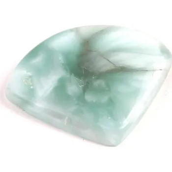 Přírodní kámen Kabošon Pectolite (zelený Larimar) č.8024 (29x34x6mm)