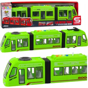 autíčko LEAN Toys Metro s efekty světla a zvuků 1:16