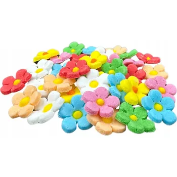 Jedlá dekorace na dort Cukrové Na Dort květiny narozeninové Dekorace mix barev jedlé mini květiny