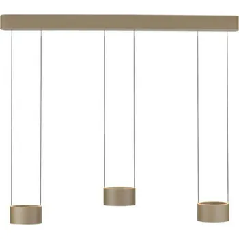 PAUL NEUHAUS LED závěsné svítidlo PURE Clipse, bronzová, dálkový ovladač, Comfort Lift, paměťová funkce 2200-5000K