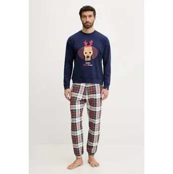 Dámské pyžamo Pyžamo United Colors of Benetton 3DKE4P034 námořnická modř 59X, vel. L