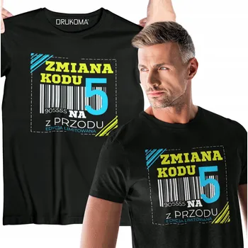 Pánské tričko TRIČKO K 50. NAROZENINÁM DÁREK K 50. NAROZENINÁM DÁREK ZMĚNA KÓDU NA 5 NA ZAČÁTKU