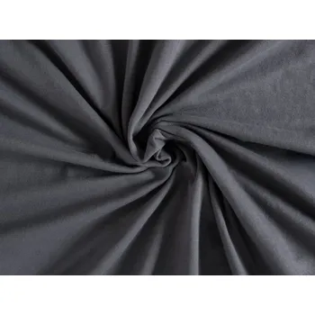 Prostěradlo Brotex Jersey prostěradlo EXCLUSIVE tmavě šedé Rozměr: 80x200