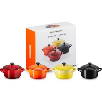 Zapékací mísa 10 cm, 250 ml, sada 4 ks, kamenina, Le Creuset