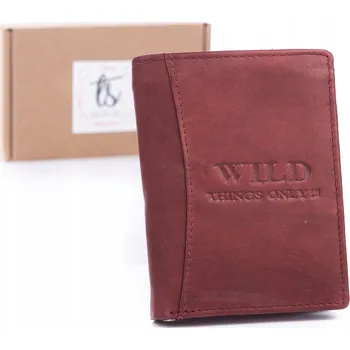 Peněženka Wild Thing's Only peněženka z pravé kůže hnědá - muž