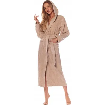 Dámské noční prádlo Dámský froté župan Morgan béžový M