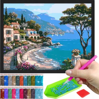 Obraz DIAMANTOVÁ VÝŠIVKA OBRAZ DIAMOND PAINTING + RÁMEČEK