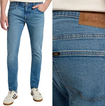 Pánské džíny Lee Luke pánské džíny se zúženými nohavicemi, velikost 33/32