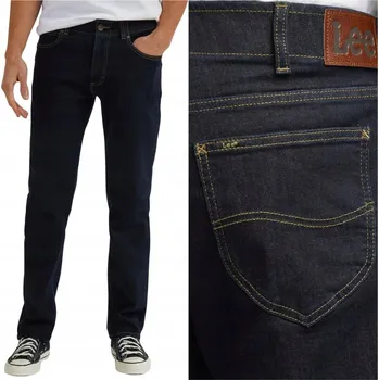 Pánské džíny Lee Straight Fit XM - Extreme Motion - Pánské džíny rovného střihu se zúženými nohavicemi, velikost 40/36