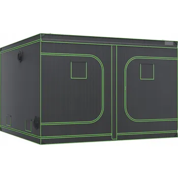 Pěstební box Stan Grow 305x305x203CM Nosnost 60KG Černá a Zelená Oxford 600D tkanina