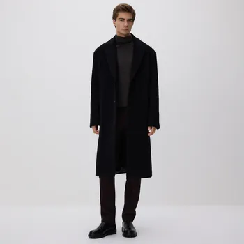 Dámský kabát Reserved - Vlněný kabát - černý - 467GQ-99X - 467GQ-99X-L