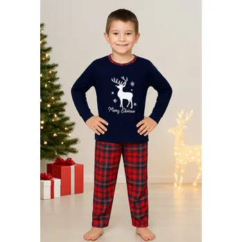 Dámské pyžamo Chlapecké vánoční pyžamo 20004 - La Penna
